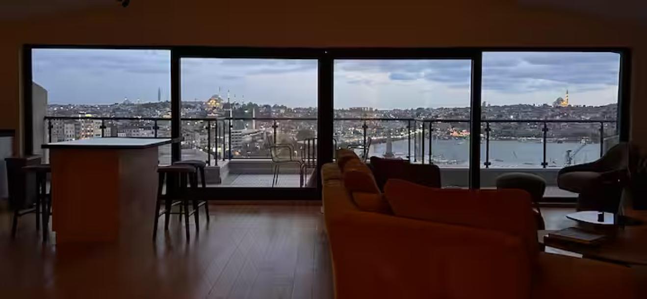 Apartment with a View in Pera, Beyoglu-0