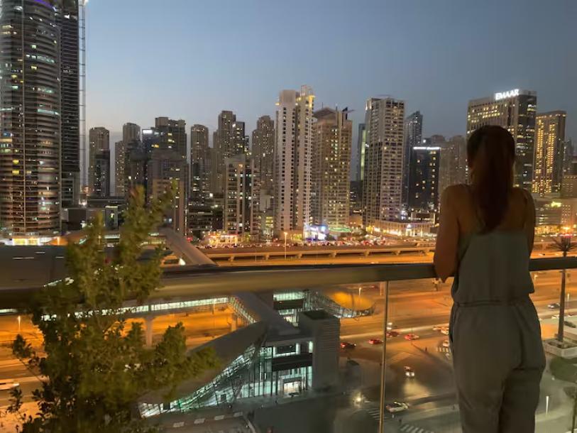 luxury apartment on the metro, facing Dubai Marina-6