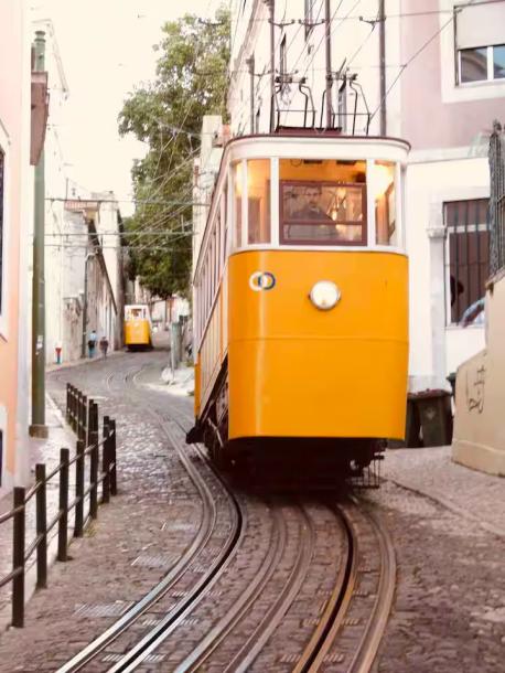 City views next to Gloria tram II lisbon portugal-11